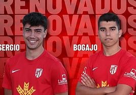 Bogajo y Sergio renuevan con el Santa Marta