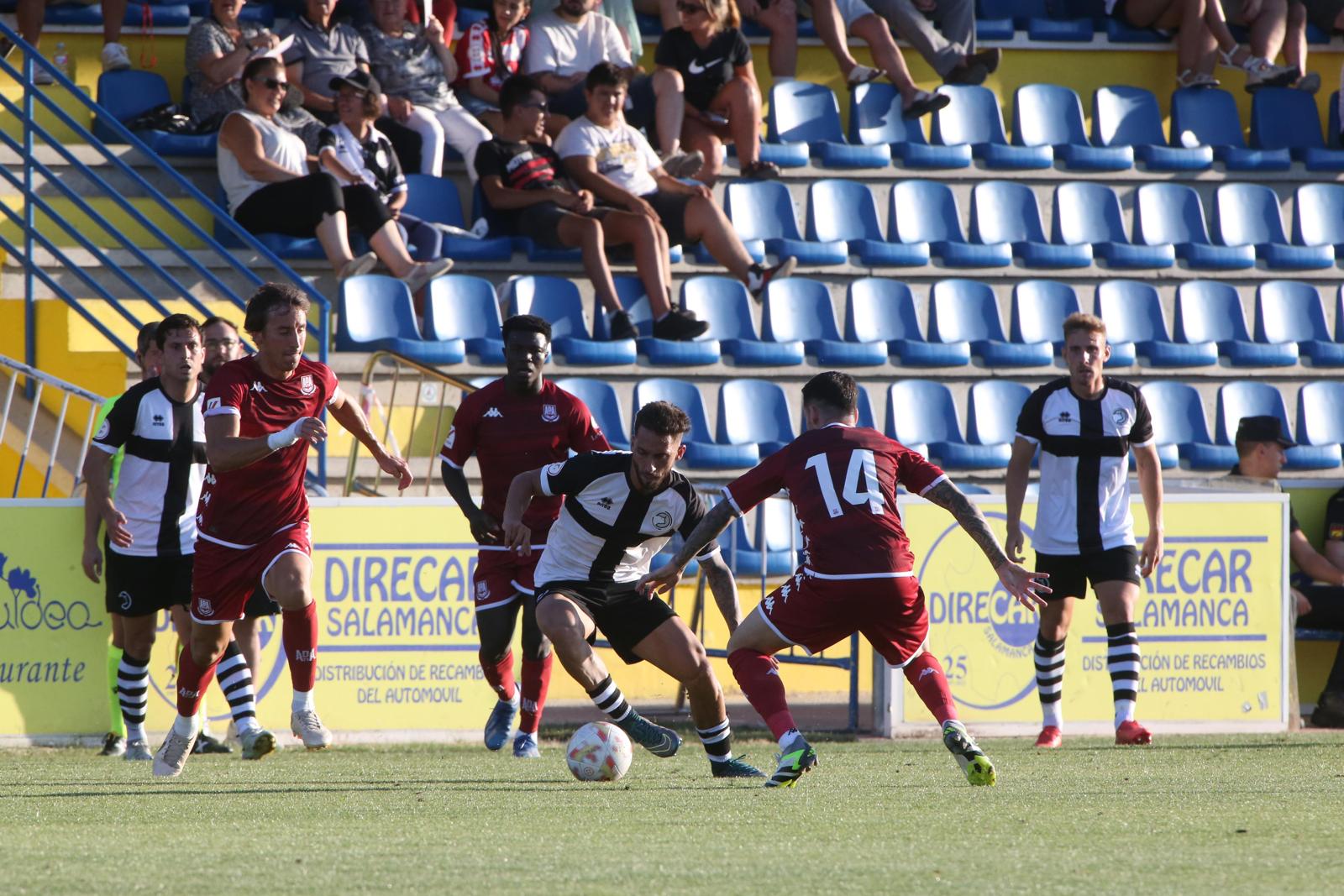 Unionistas inicia la pretemporada cayendo goleado en el Reina por el Alcorcón