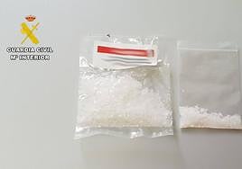 Detenidos tres varones en Ciudad Rodrigo por la incautación de más de 400 dosis de cristal