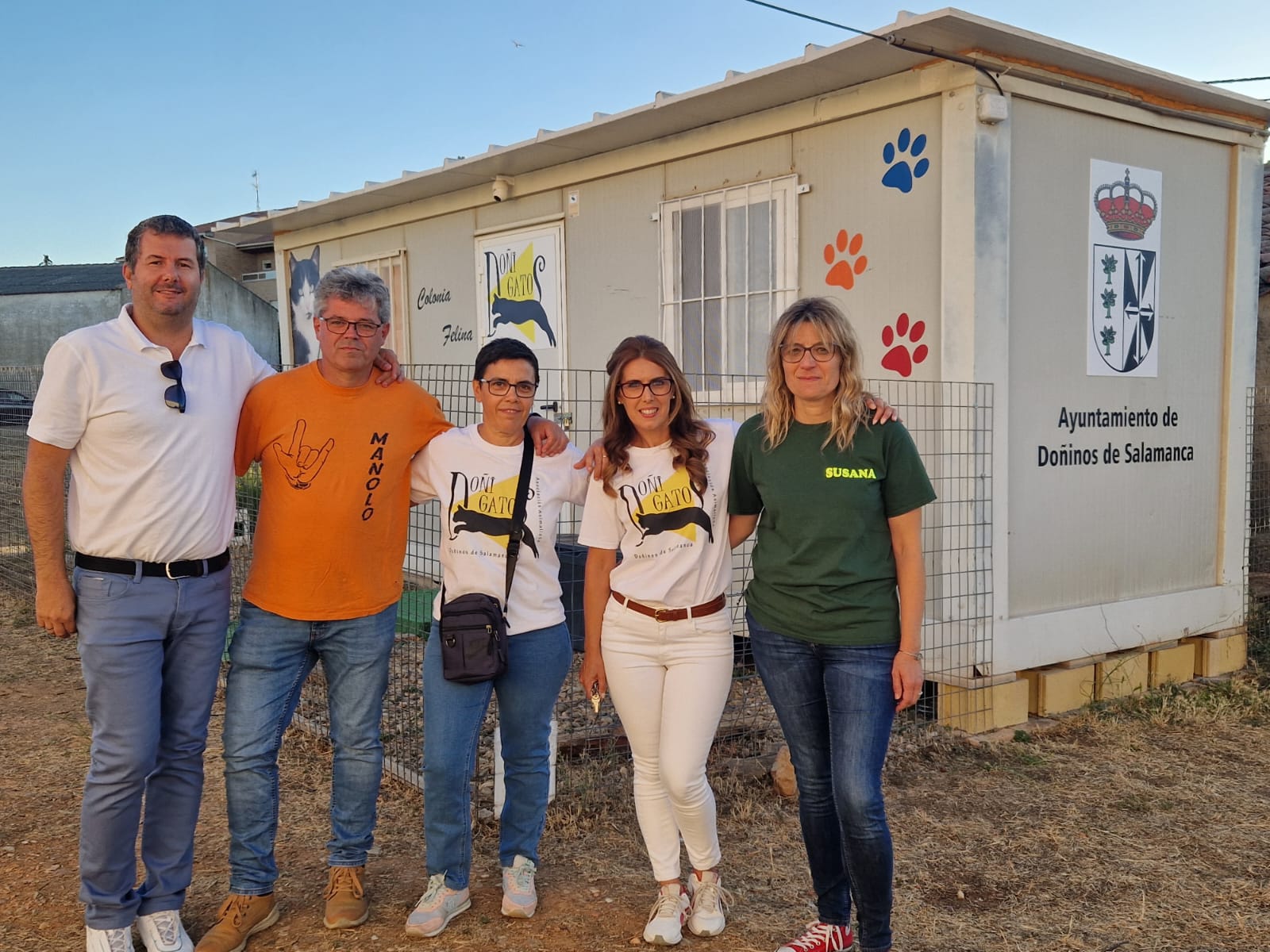 Doñinos de Salamanca llena las calles de color en honor a Santo Domingo de Guzman