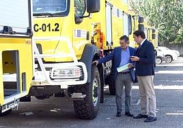 Salamanca recibe un nuevo camión autobomba para la extinción de incendios forestales