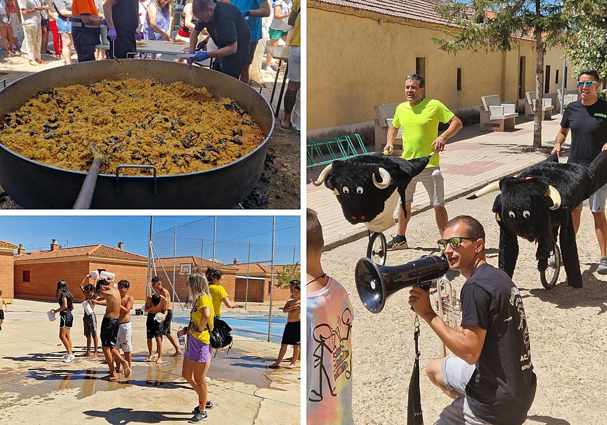 Carretones, paella y una gymkana protagonizan el domingo de fiestas en Doñinos