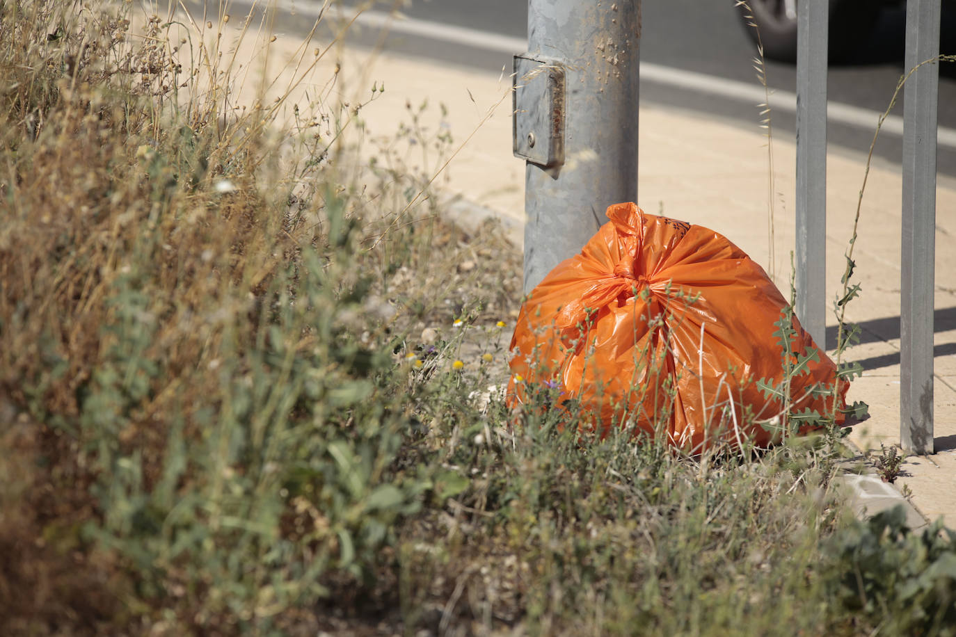 Cuando las cunetas se convierten en un vertedero