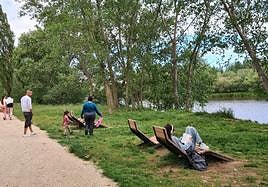 El río Tormes, en la zona de Huerta Oeta.