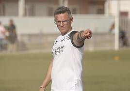 Dani Ponz, durante la pretemporada.