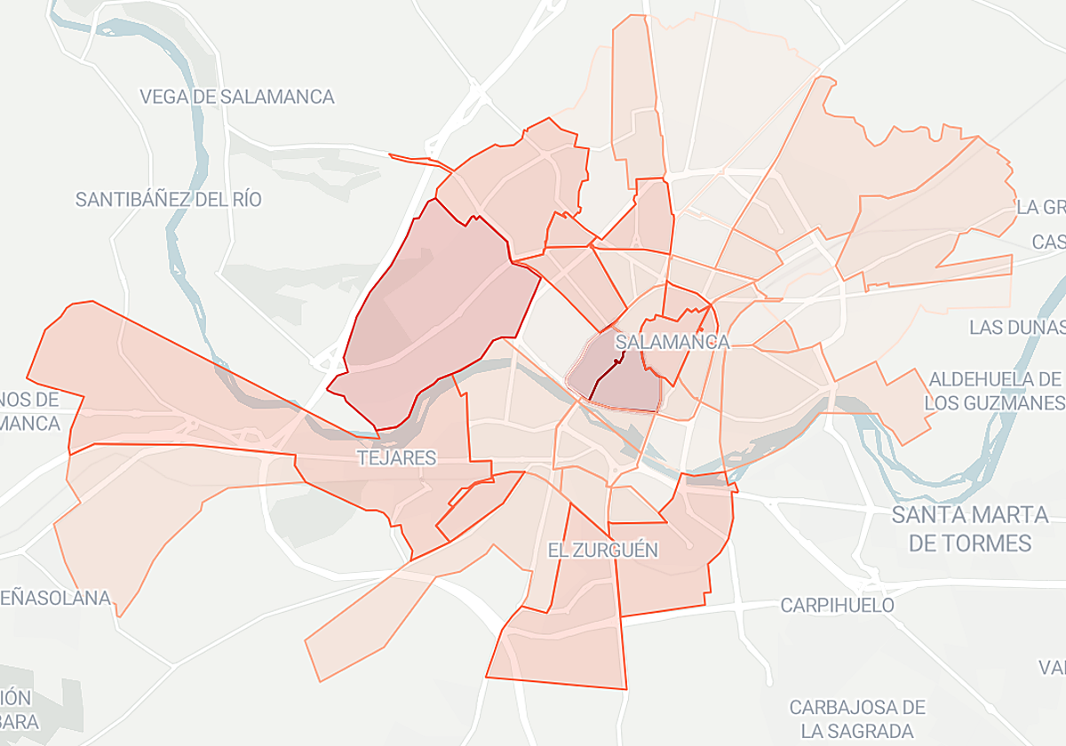 Los barrios de Salamanca con más y menos futuro: el difícil relevo generacional del centro