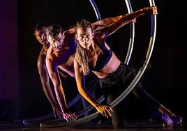 La compañía David Vento Dance Theater durante la Feria de Teatro de Castilla y León en Ciudad Rodrigo