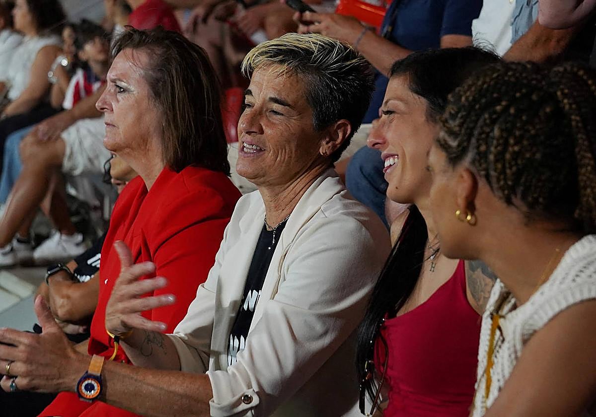 Jenni Hermoso, en un partido del Atlético de Madrid femenino este sábado.