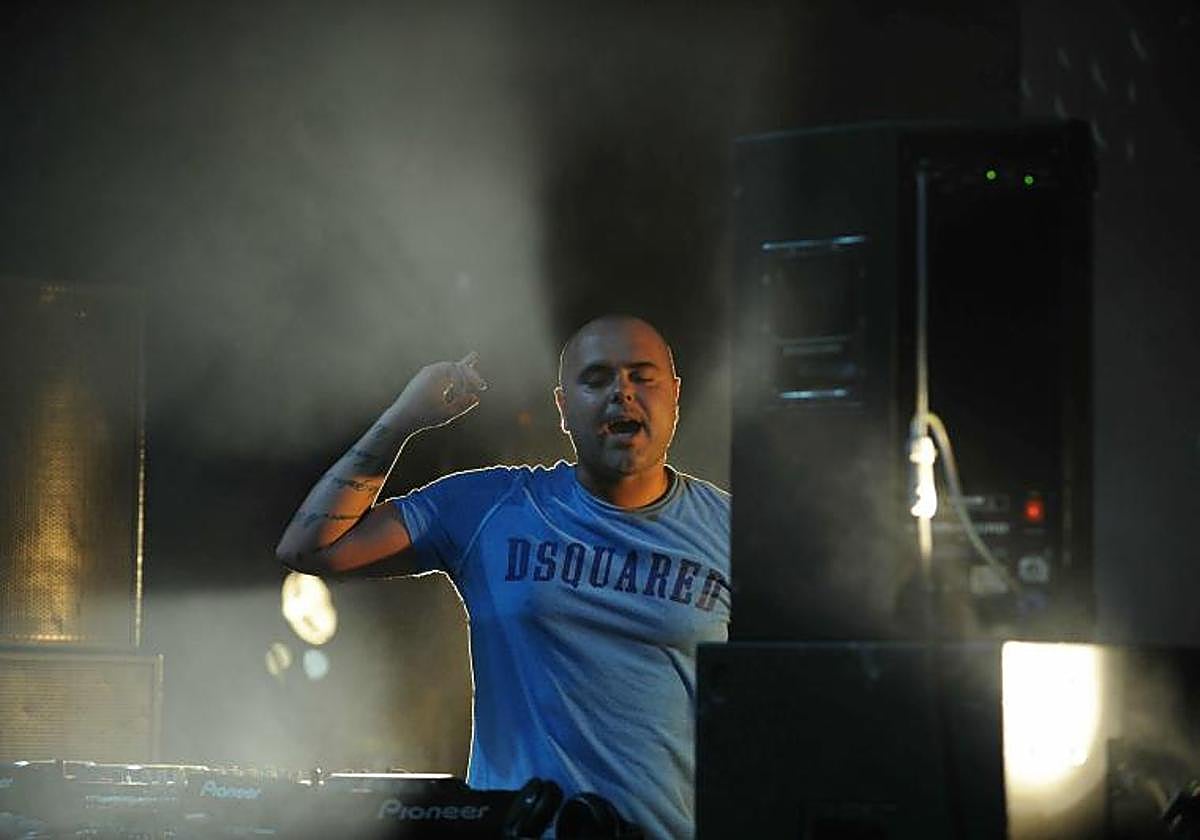 Juan Magán, durante una actuación