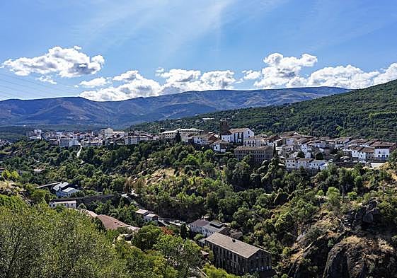 Vista del pueblo de Béjar