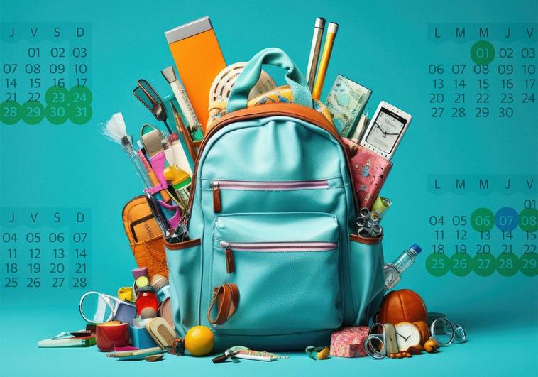 Calendario escolar 2023/2024: vacaciones, festivos y primer puente a la vista