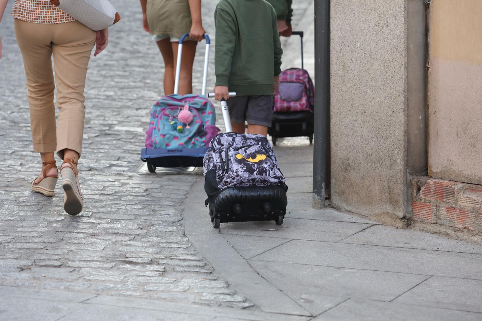 Así ha sido la vuelta al colegio en Salamanca