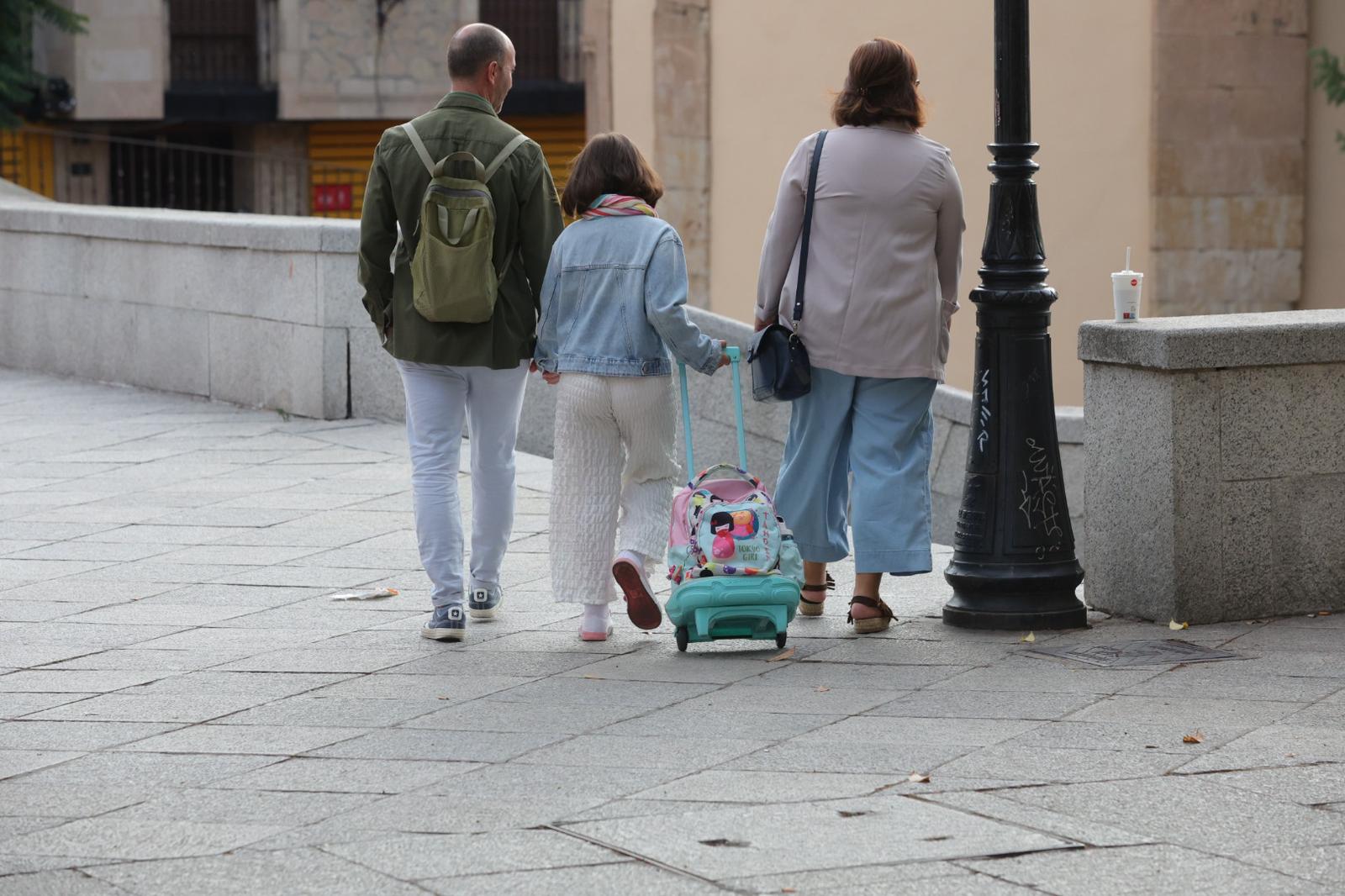 Así ha sido la vuelta al colegio en Salamanca