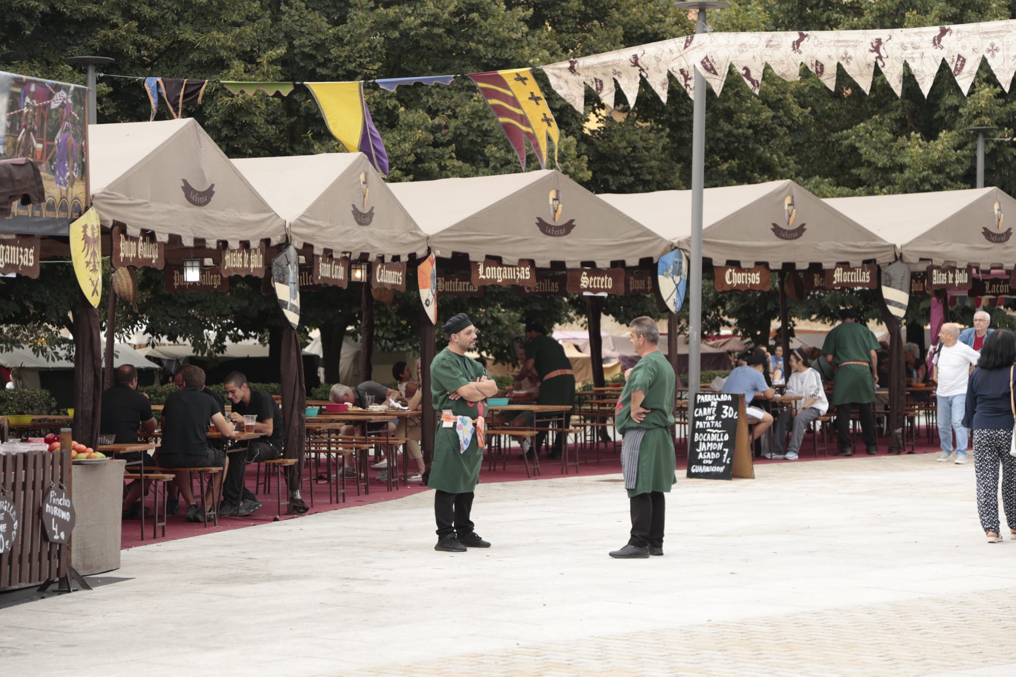 El Mercado Medieval ya ocupa La Vaguada de la Palma