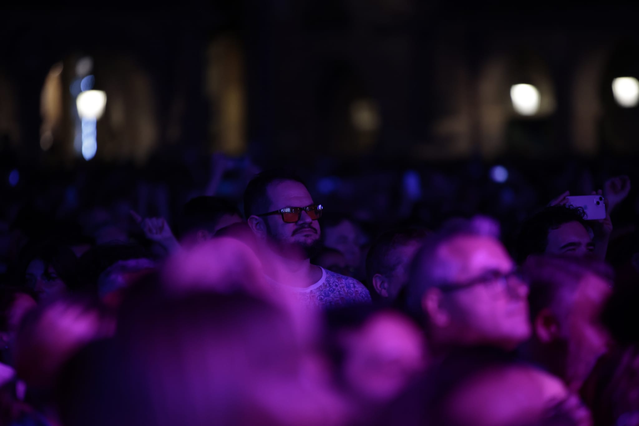 Vaquerizo y sus Nancys Rubias deslumbran en la Plaza Mayor