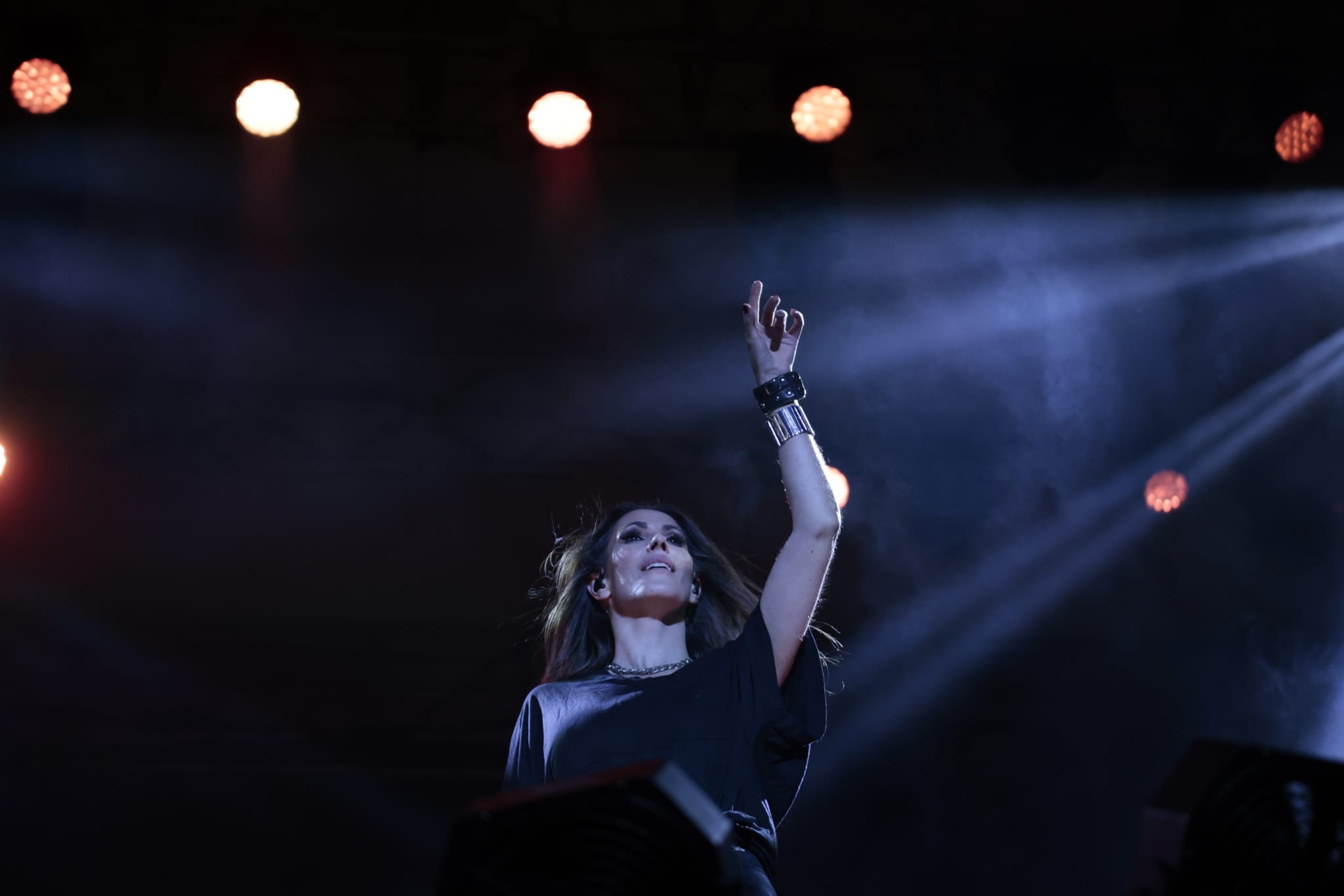 Llenazo en el concierto de Malú en la Plaza Mayor