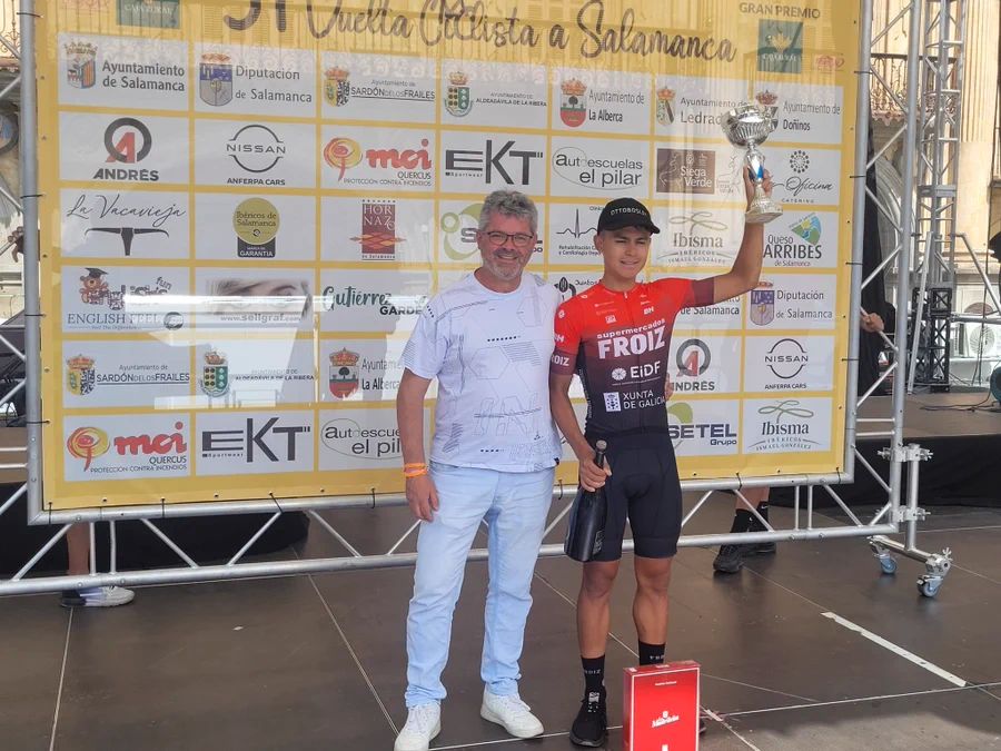 Cadena revalida su título en la Vuelta Ciclista a Salamanca