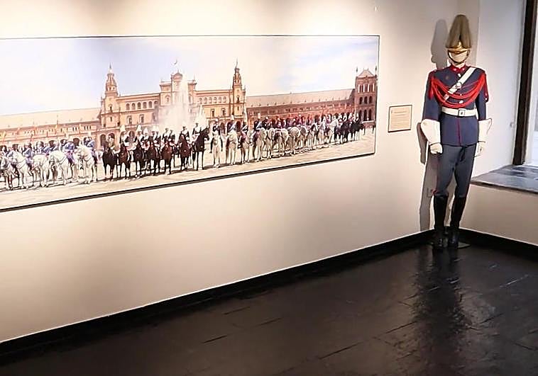 Así es la exposición de la Guardia Real en la Torre de los Anaya