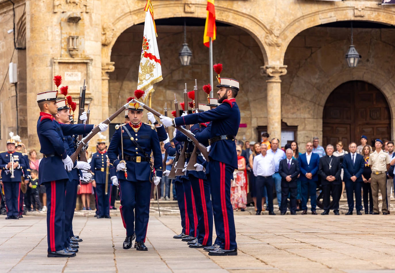 Nueva jornada de la Guardia Real por la provincia de Salamanca