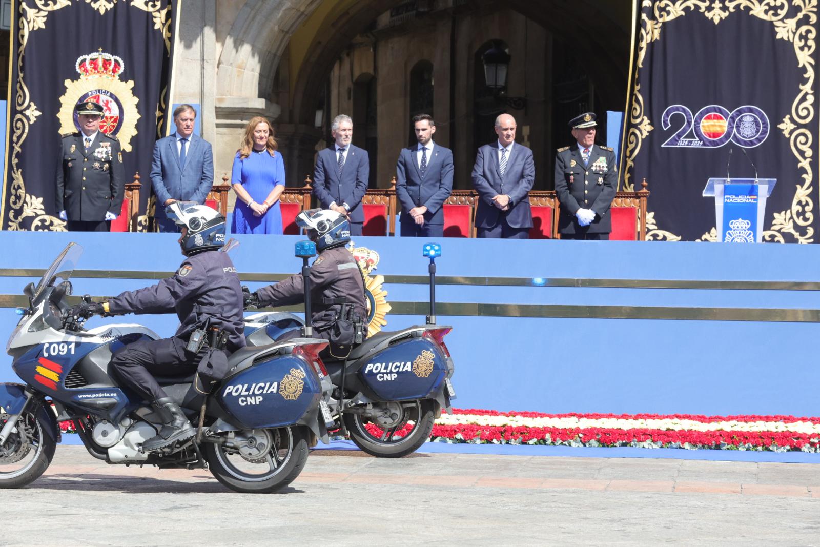 Marlaska, en el acto central de celebración del Día de la Policía en Salamanca