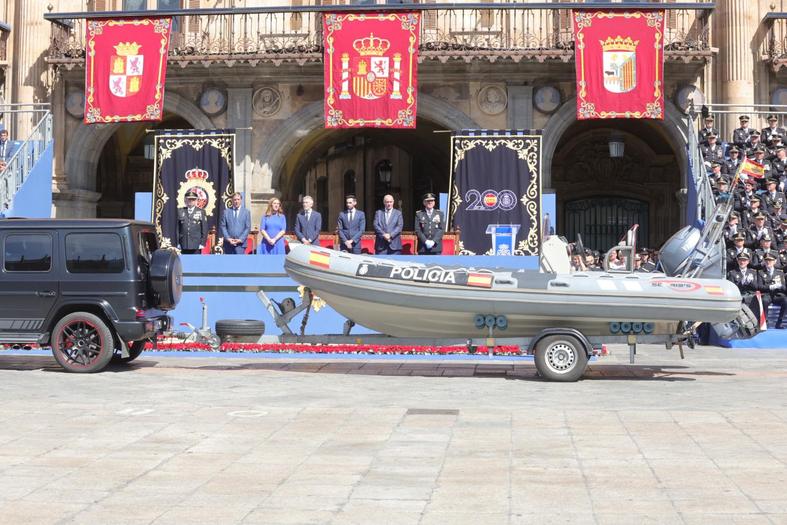 Marlaska, en el acto central de celebración del Día de la Policía en Salamanca