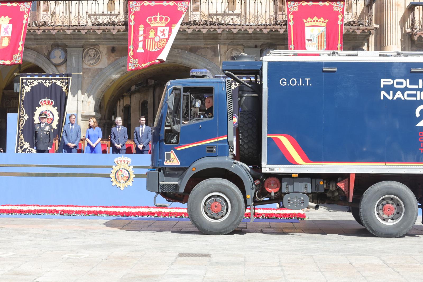 Marlaska, en el acto central de celebración del Día de la Policía en Salamanca