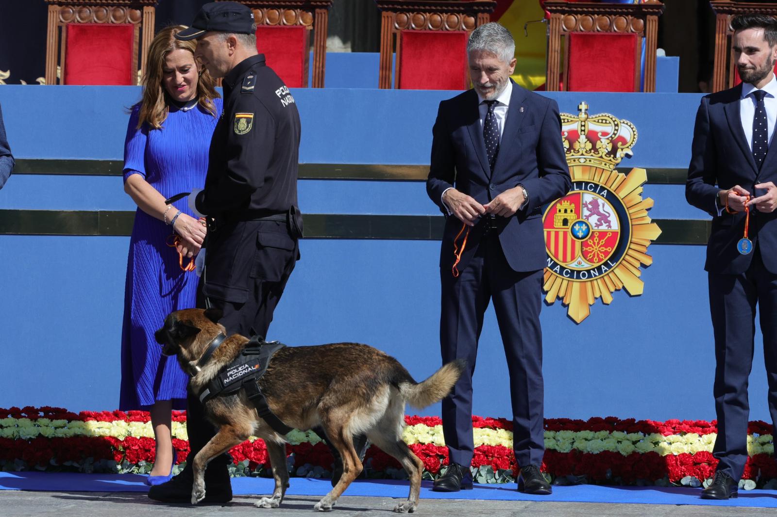 Marlaska, en el acto central de celebración del Día de la Policía en Salamanca