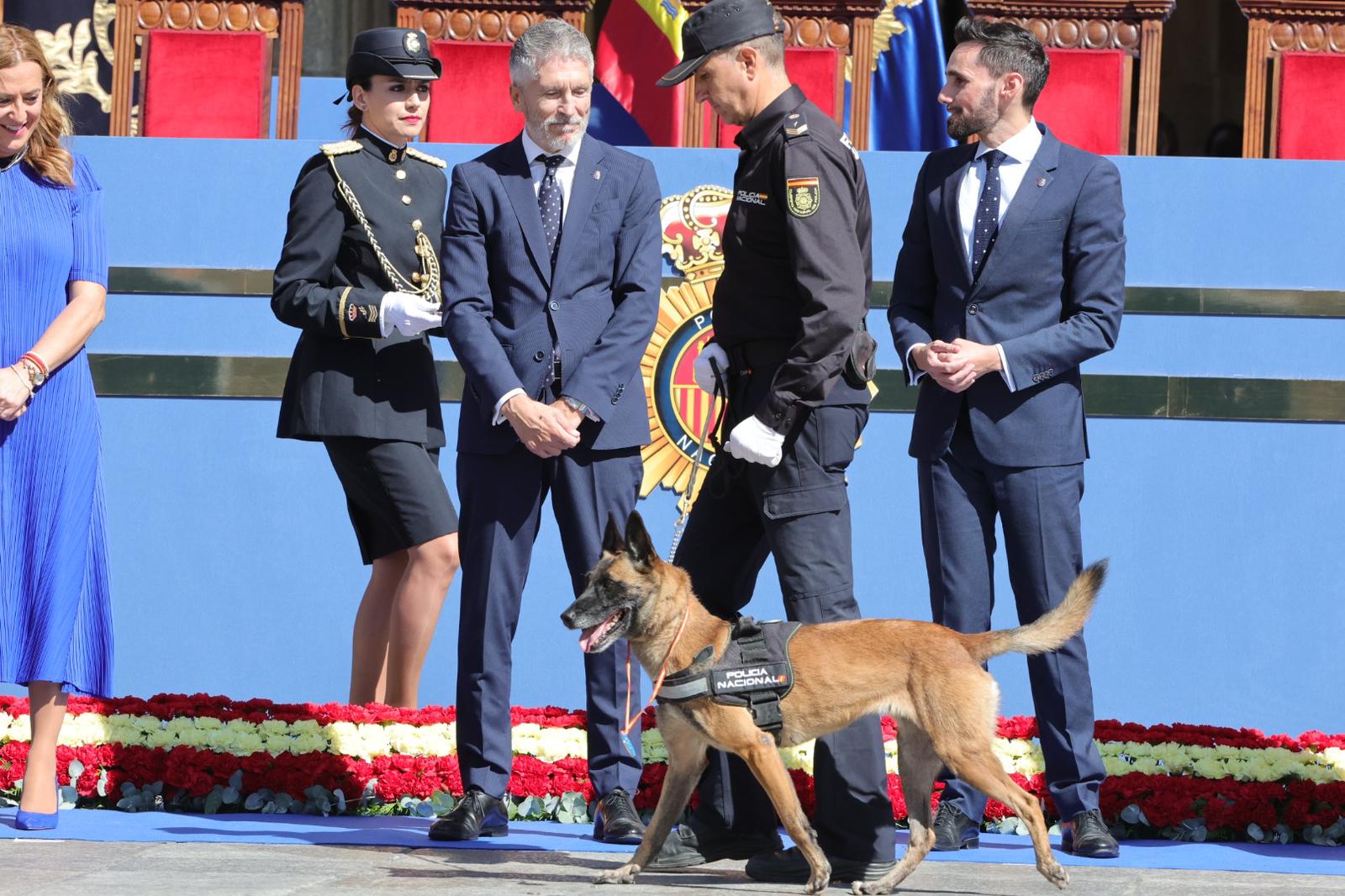 Marlaska, en el acto central de celebración del Día de la Policía en Salamanca
