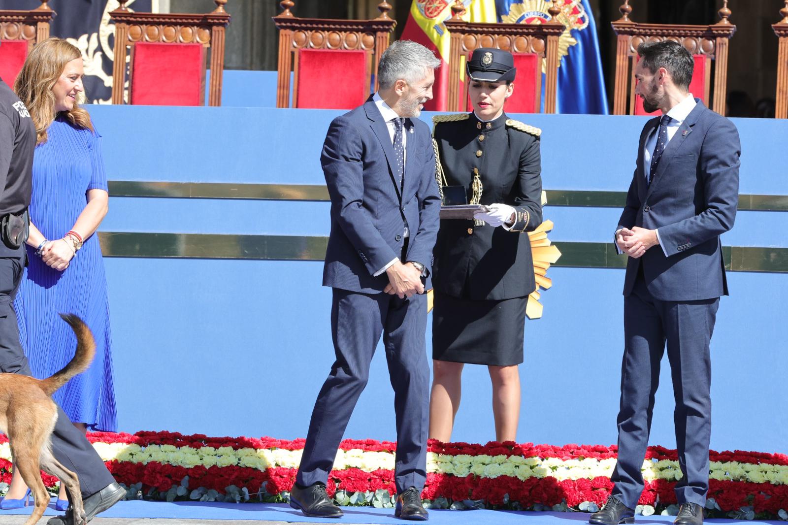 Marlaska, en el acto central de celebración del Día de la Policía en Salamanca