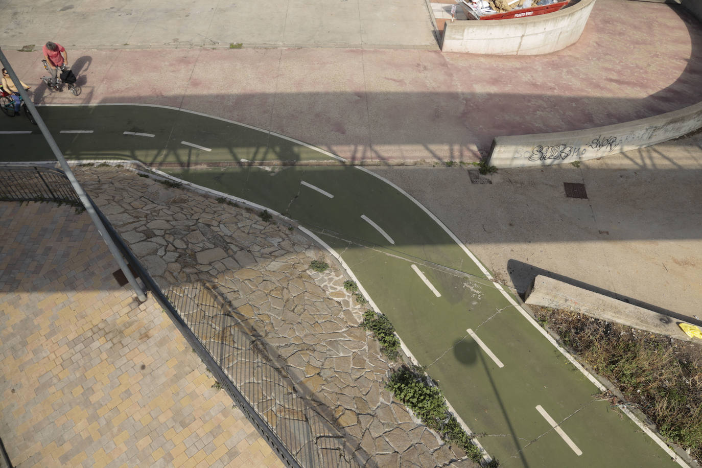 Muchos kilómetros de carril bici pero no más ciclistas