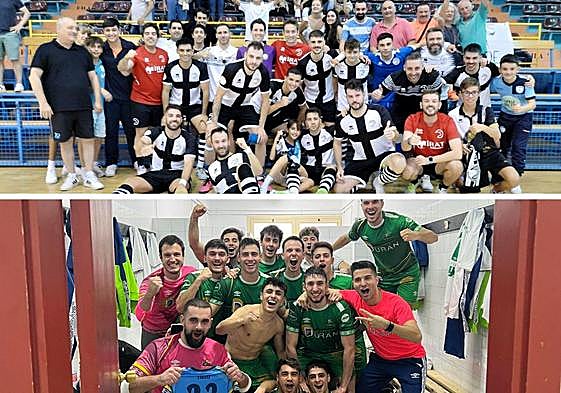 Unionistas FS y Albense celebran sus victorias.