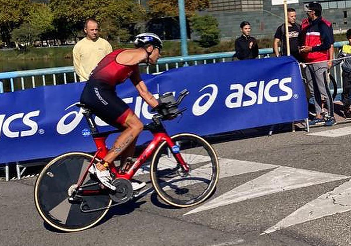 Palomero, en acción durante el Mundial.