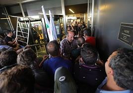 Imagen de archivo de una protesta del colectivo ganadero en Salamanca.