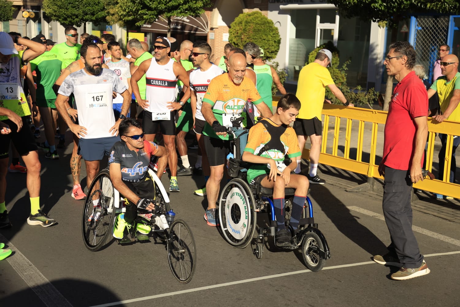 Adrián Moro y Verónica Sánchez, los más rápidos en la carrera de Santa Marta