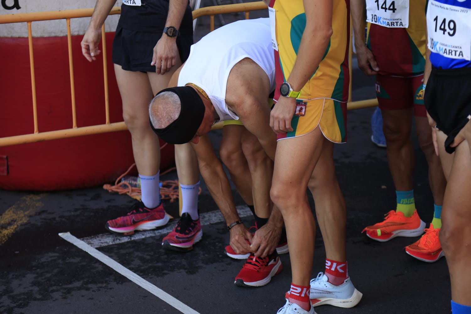 Adrián Moro y Verónica Sánchez, los más rápidos en la carrera de Santa Marta