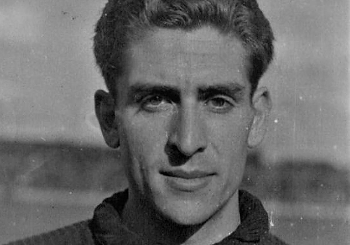 Goyo, en su etapa como portero del Real Valladolid.