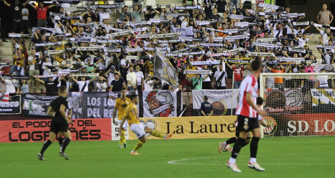 Logroñés-Unionistas: celebración del fútbol popular