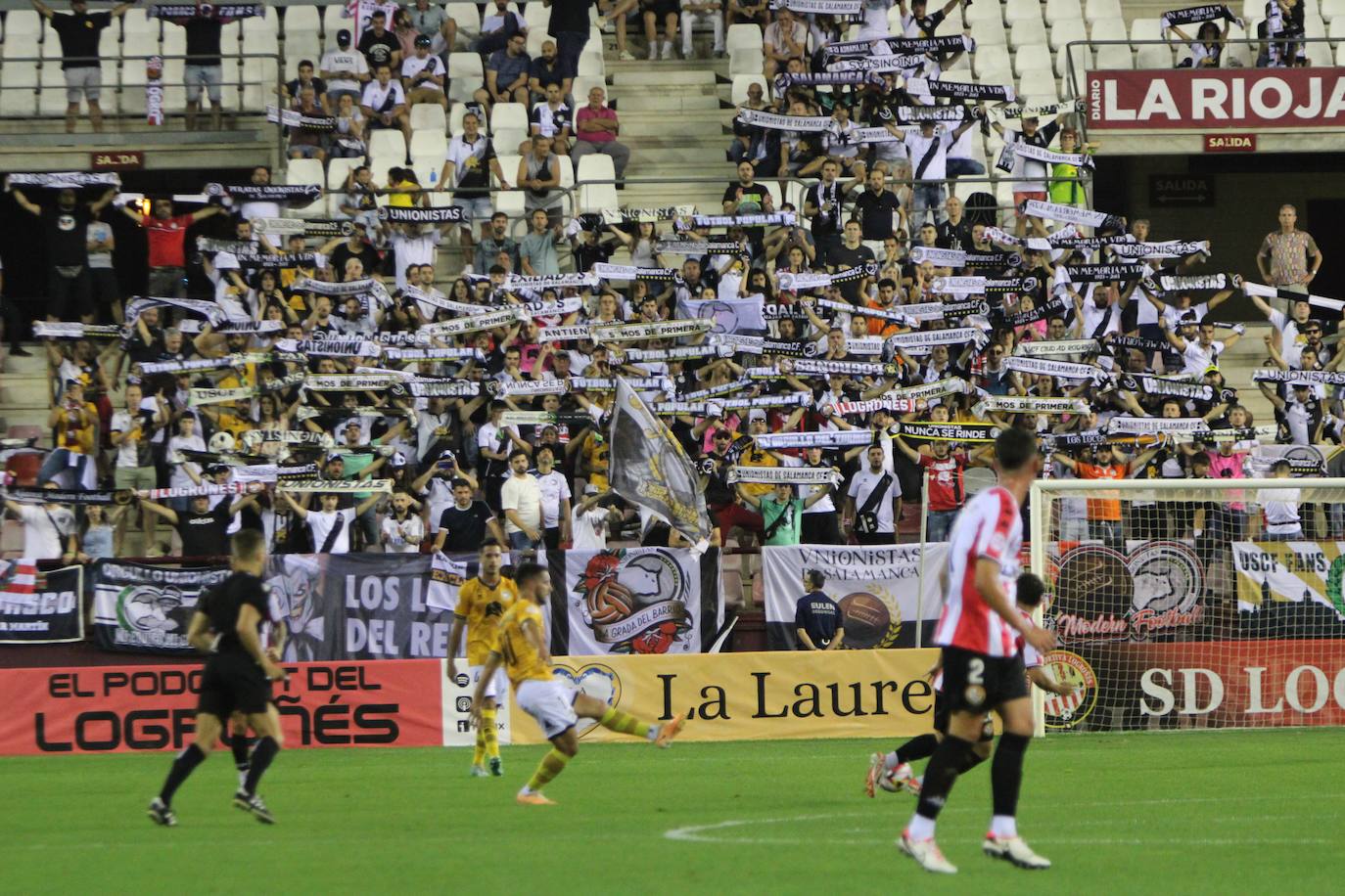 Logroñés-Unionistas: celebración del fútbol popular