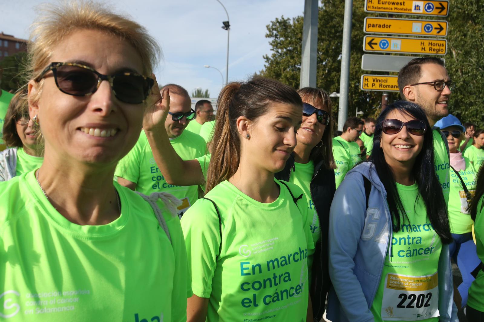 Salamanca sale a la calle para dar pasos contra el cáncer