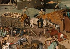 Fragmento detalle de «El Triunfo de la Muerte», de Pieter Bruegel el Viejo