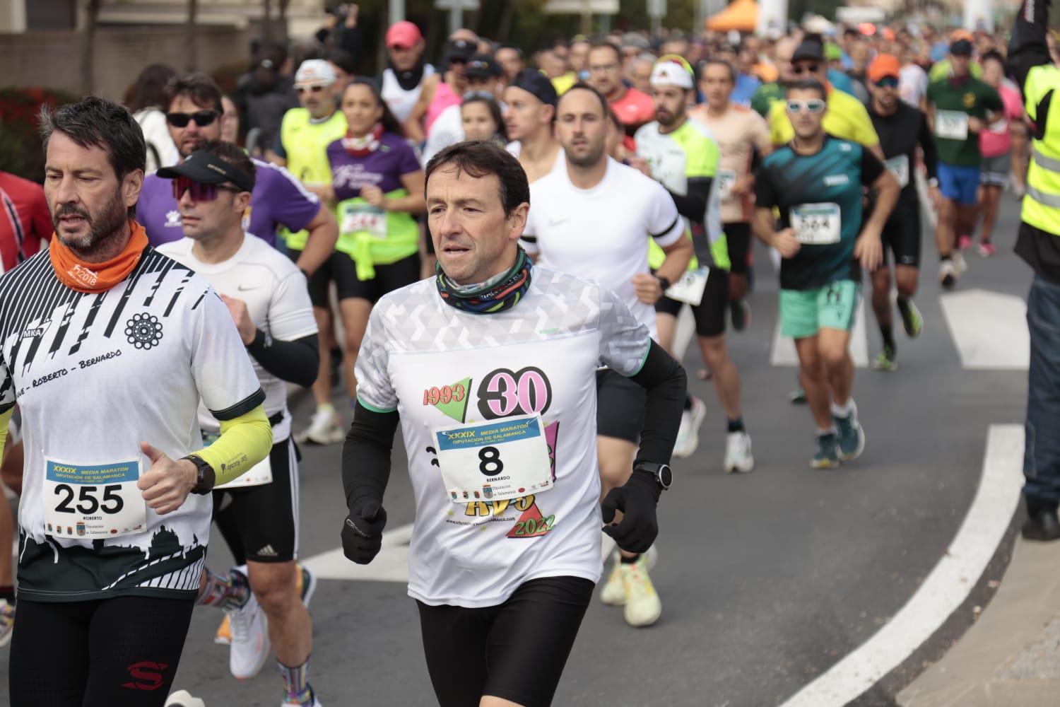 Día grande de atletismo en la Media Maratón de la Diputación
