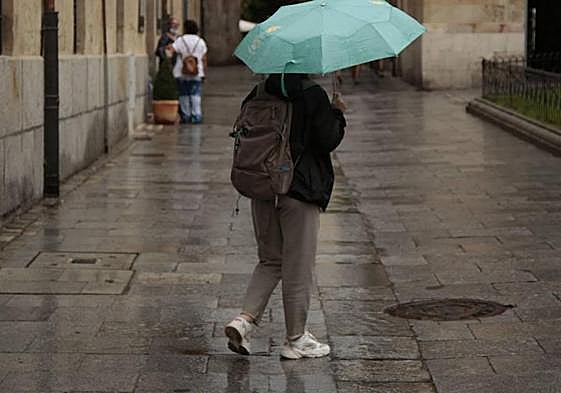 Lluvias y temperaturas mínimas de 8 grados, así se prevé este lunes en Salamanca