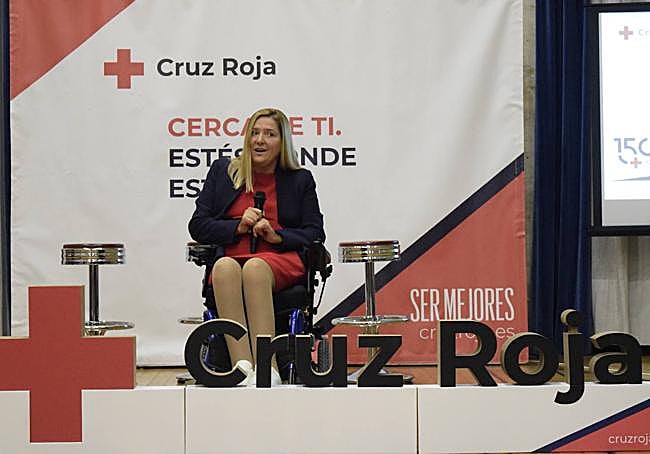 Isabel Campo, presidenta de Cruz Roja Salamanca.