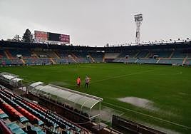 El estado del campo por las fuertes lluvias.