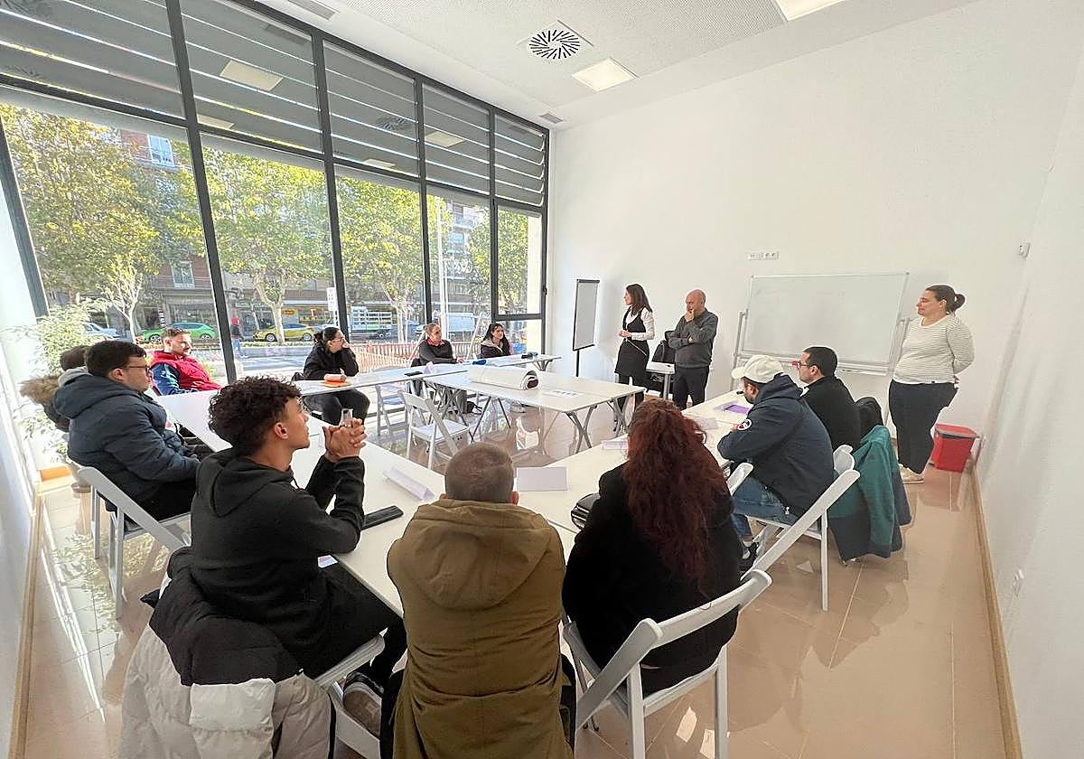 Comienzo de la formación de las 15 personas con discapacidad o en riesgo de exclusión.