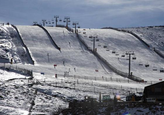 La estación de esquí de La Covatilla registra la quinta temperatura más baja del país