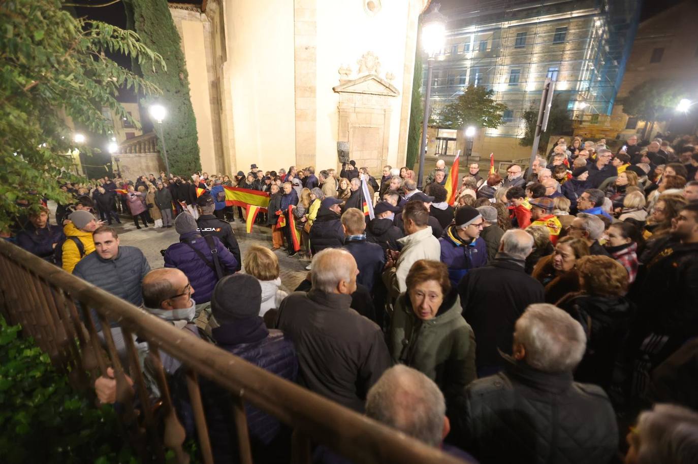Manifestación contra la amnistía en Salamanca