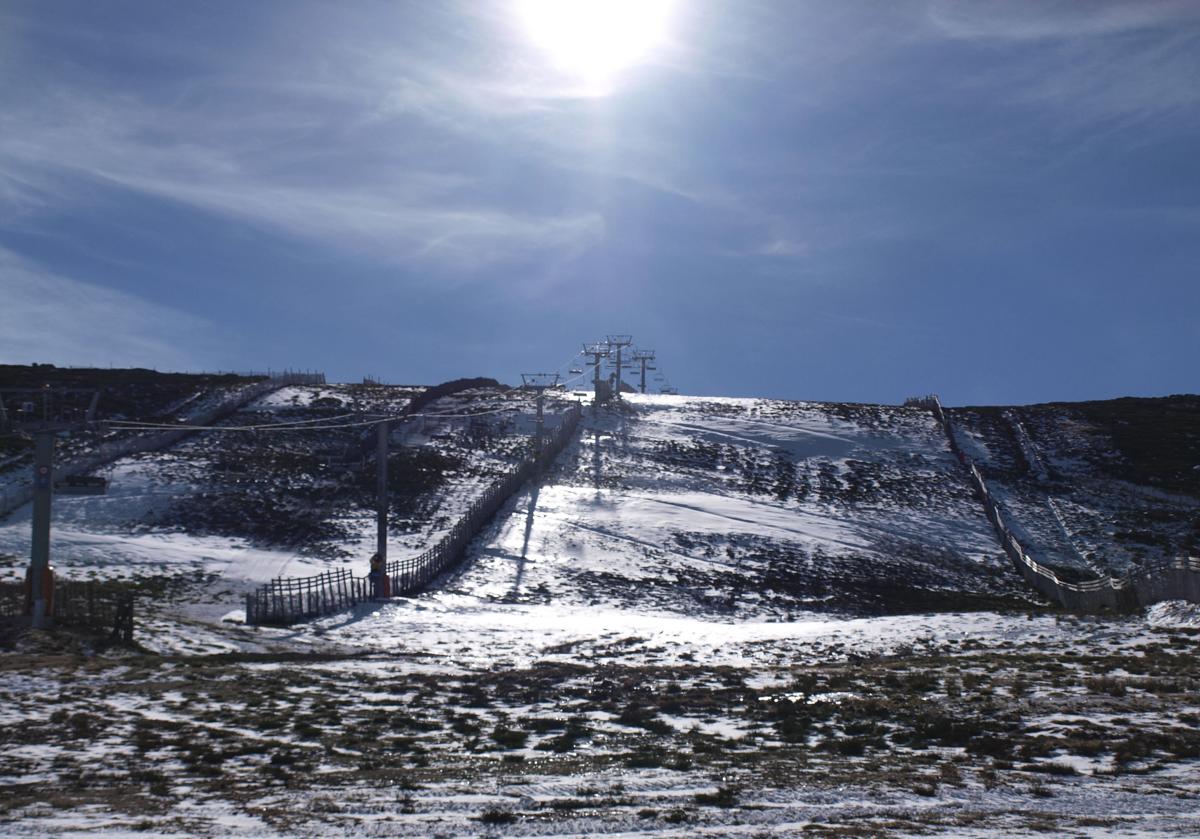 La estación de La Covatilla registra una de las temperaturas más bajas de España