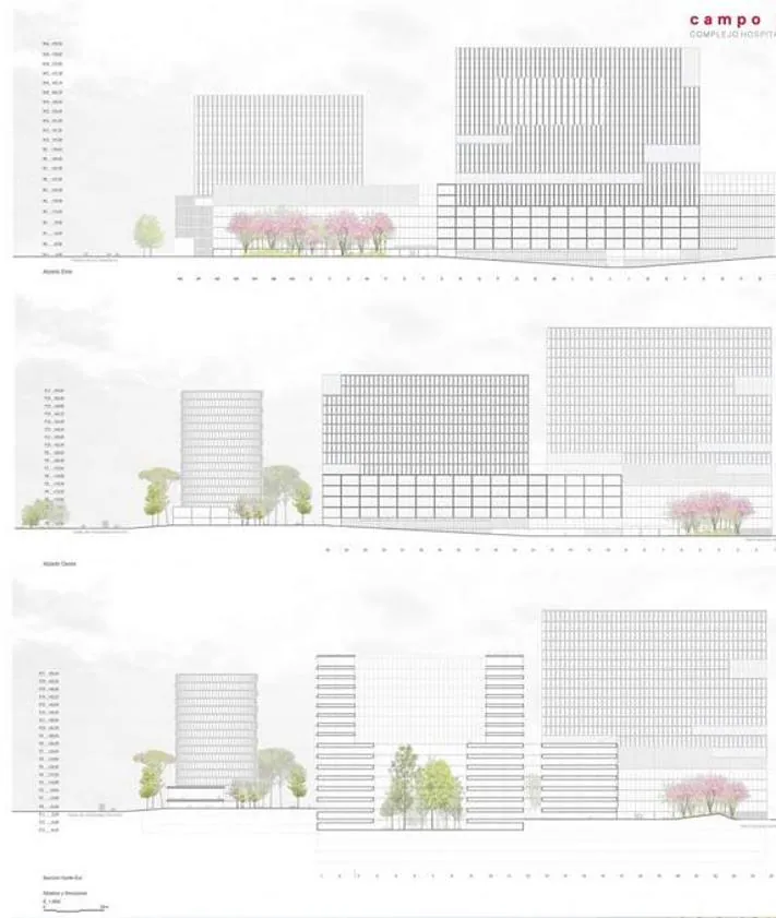 Imagen secundaria 2 - Madrid intenta desbloquear el diseño salmantino para remodelar el mejor hospital de España