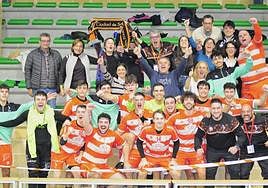 Plantilla del BM Salamanca en su último partido fuera de casa.